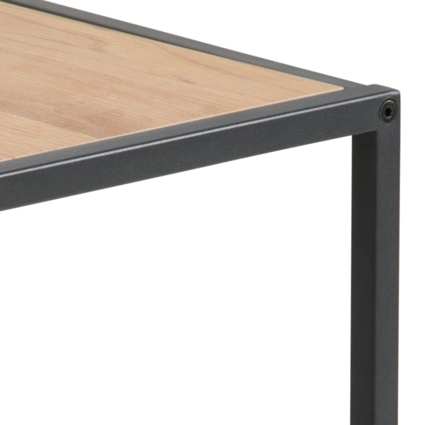 Set of coffee tables SARON 2 pcs oak/black