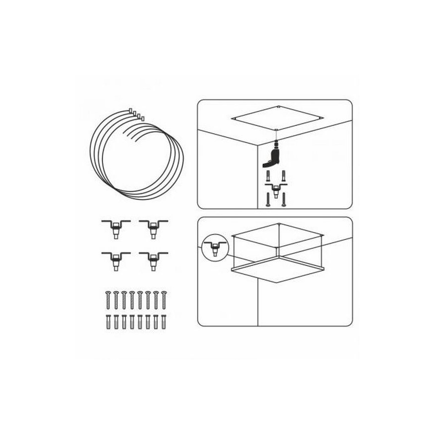 Set of hanging strings