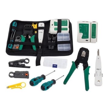 Set of tools for installing UTP networks 9 pcs