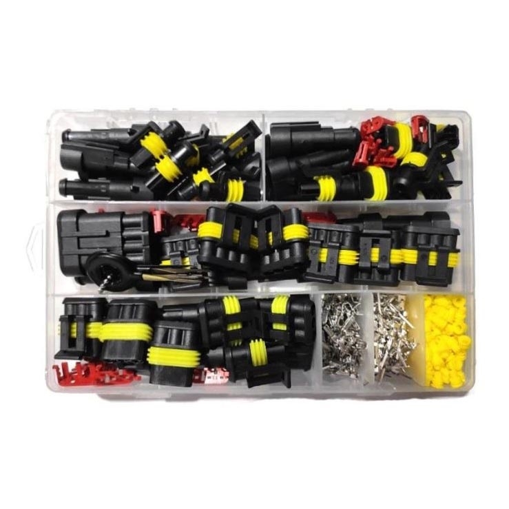 Set of waterproof car connectors AMP Tyco 353 pcs