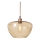 SEVENTIES cord-hung pendant light E27/60W/230V smoked/brown