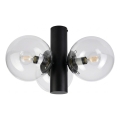 SFERIO Ceiling Light 3x E14/5W/230V Black/Clear