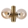 SFERIO Ceiling Light 3xE14/5W/230V, Brass/Smoky Beige