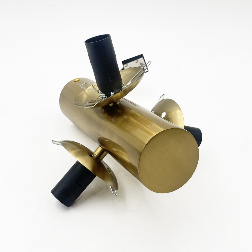 SFERIO Ceiling Light 3xE14/5W/230V, Brass/Smoky Beige