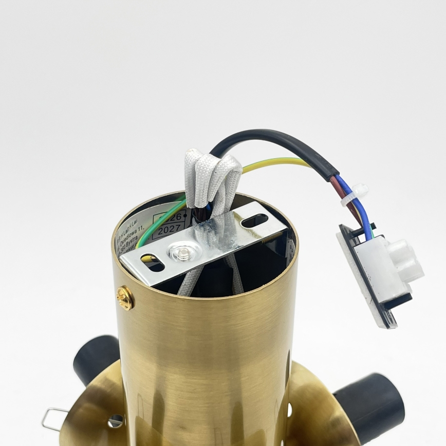 SFERIO Ceiling Light 3xE14/5W/230V, Brass/Smoky Beige