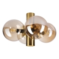 SFERIO ceiling light 4xE14/5W/230V brass/smoky beige