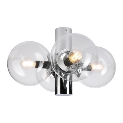 SFERIO Ceiling light 4xE14/5W/230V polished chrome/clear