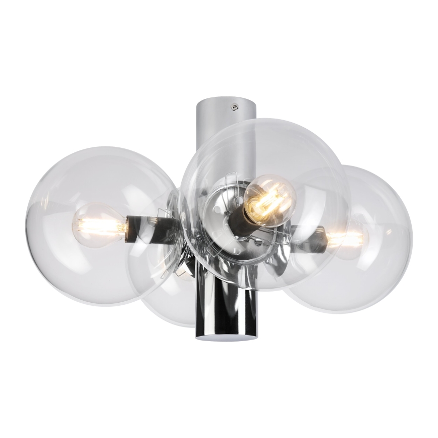 SFERIO Ceiling light 4xE14/5W/230V polished chrome/clear