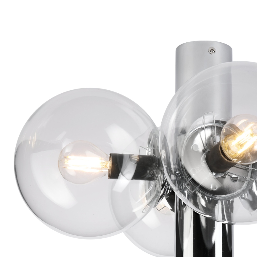 SFERIO Ceiling light 4xE14/5W/230V polished chrome/clear