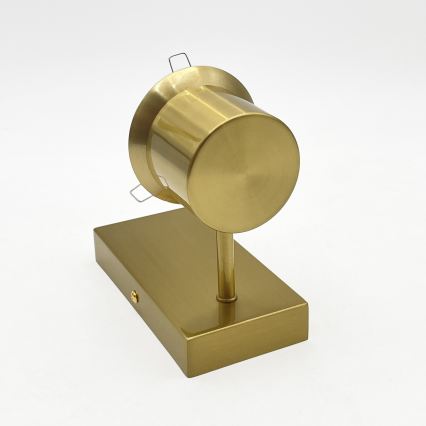 SFERIO Wall Lamp 1x E14/5W/230V, Brass/Smoky Beige