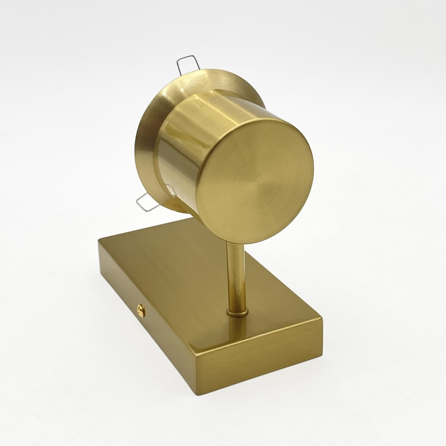 SFERIO Wall Lamp 1x E14/5W/230V, Brass/Smoky Beige