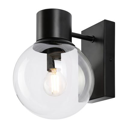 SFERIO Wall Light 1xE14/5W/230V Black/Clear