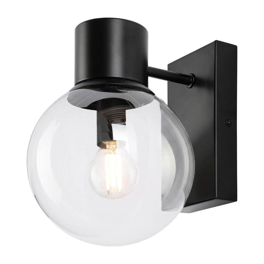 SFERIO Wall Light 1xE14/5W/230V Black/Clear