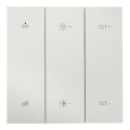 SHAPE Wall-Mounted Remote Control 2xAAA White