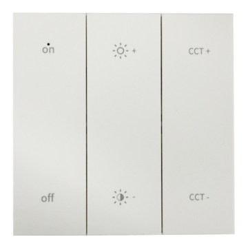 SHAPE Wall-Mounted Remote Control 2xAAA White