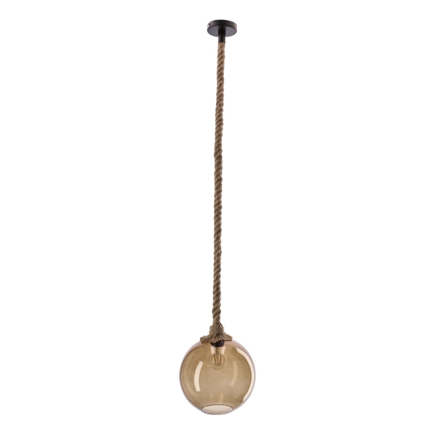 SHEDON Pendant Lamp 1xE27/40W/230V Smoky Beige