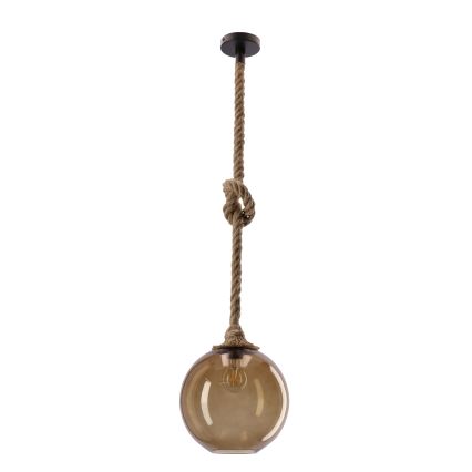 SHEDON Pendant Lamp 1xE27/40W/230V Smoky Beige