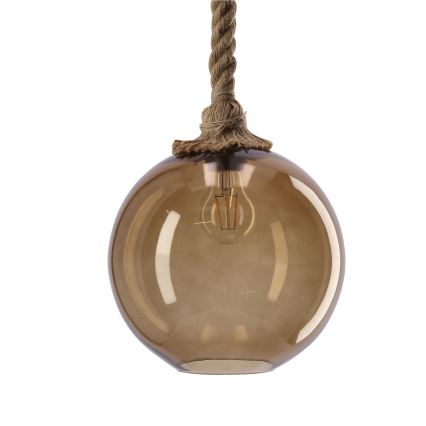 SHEDON Pendant Lamp 1xE27/40W/230V Smoky Beige