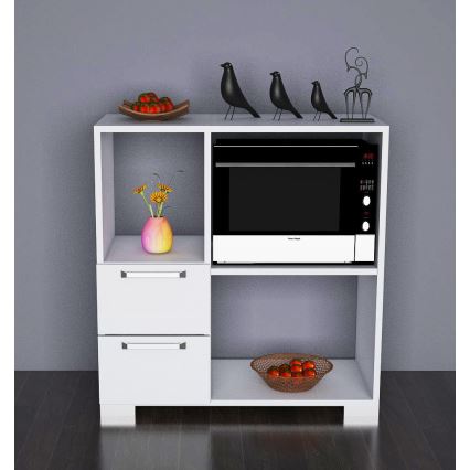Shelf piece ECE 83x80 cm white