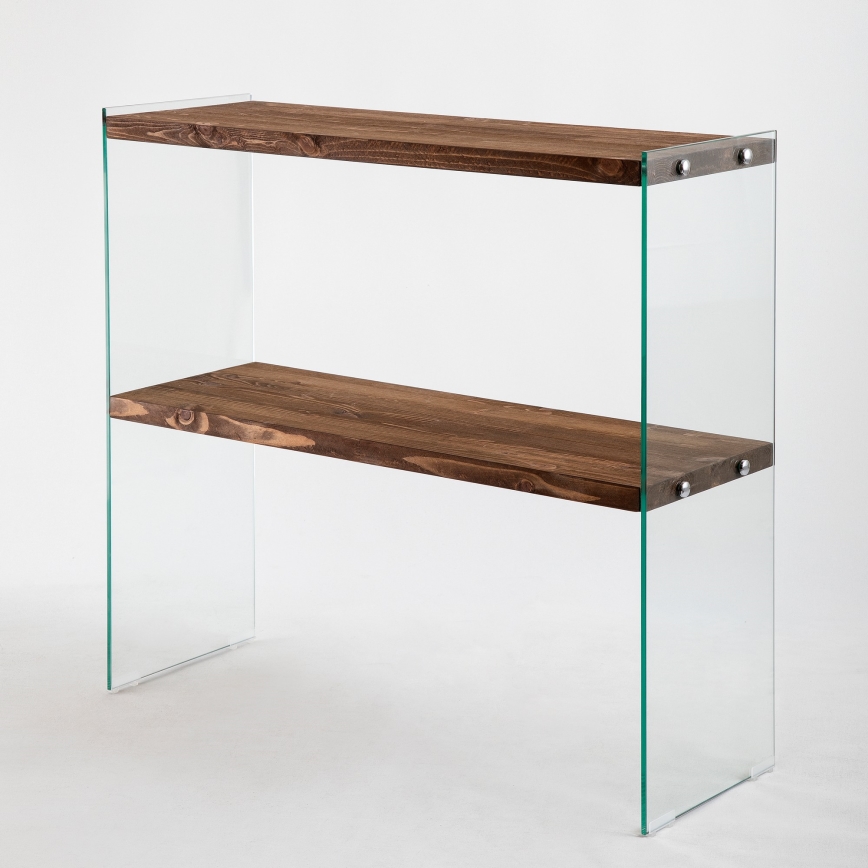 Shelf piece VENEDIK 80x90 cm pine/clear