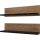 SHELFIE Set of 2 Shelves, Pine/Black