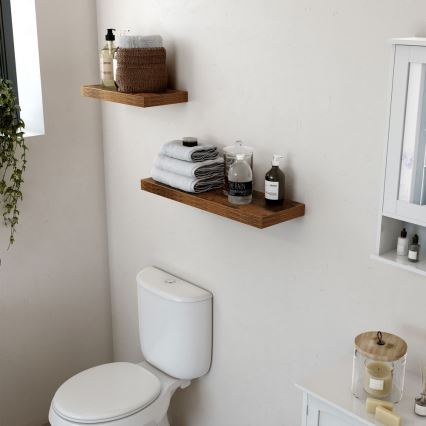 SHELFY Brown Wall Shelf