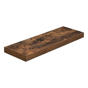 SHELFY Wall-Mounted Shelf – Brown