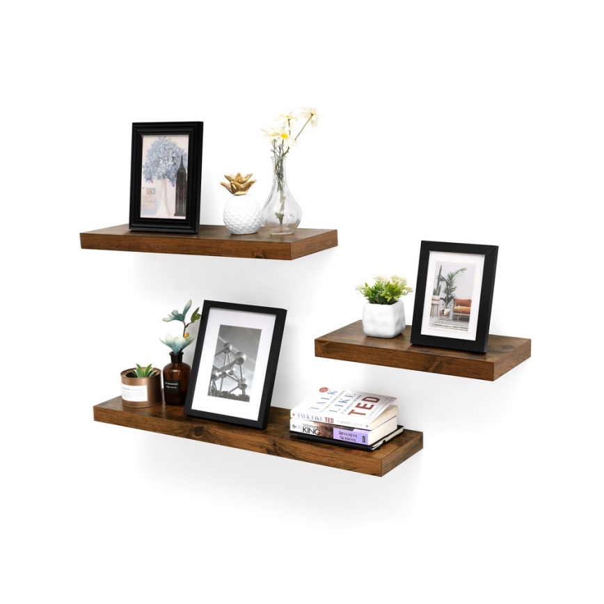 SHELFY Wall Shelf, Brown