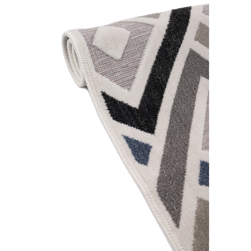 SHIFT Rug 160x220 cm gray/blue/beige