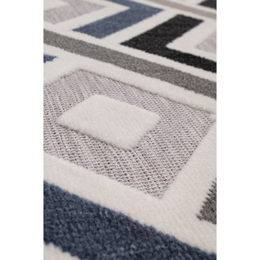 SHIFT Rug 80x150 cm — grey/blue/beige