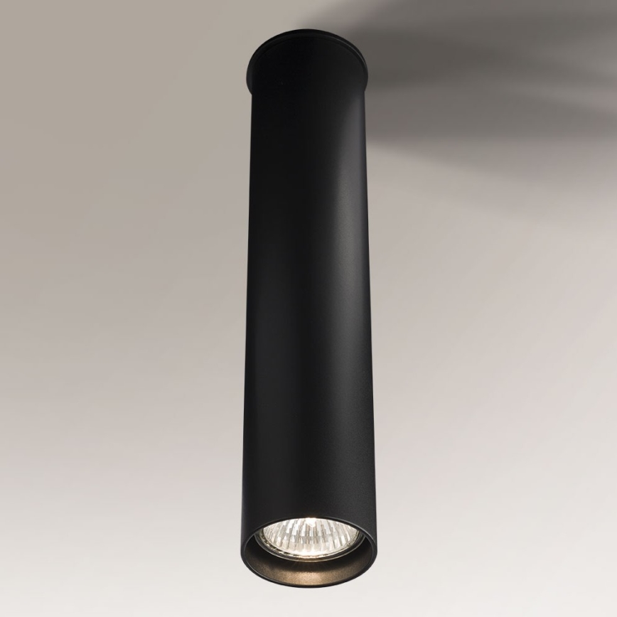 Shilo - Ceiling light 1xGU10/15W/230V 30 cm black