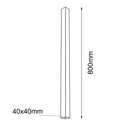 Shilo - Ceiling light 1xGU10/15W/230V black