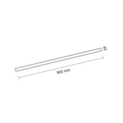 Shilo - LED Recessed Downlight LED/9W/230V 3000K CRI 90 Black