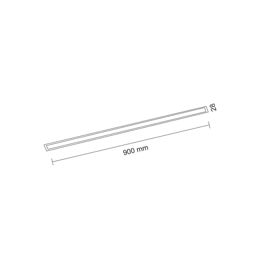 Shilo - LED Recessed light LED/32W/230V 3000K CRI 90 black