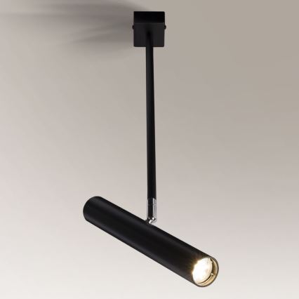 Shilo - Chandelier on a pole 1xGU10-MR11/15W/230V black