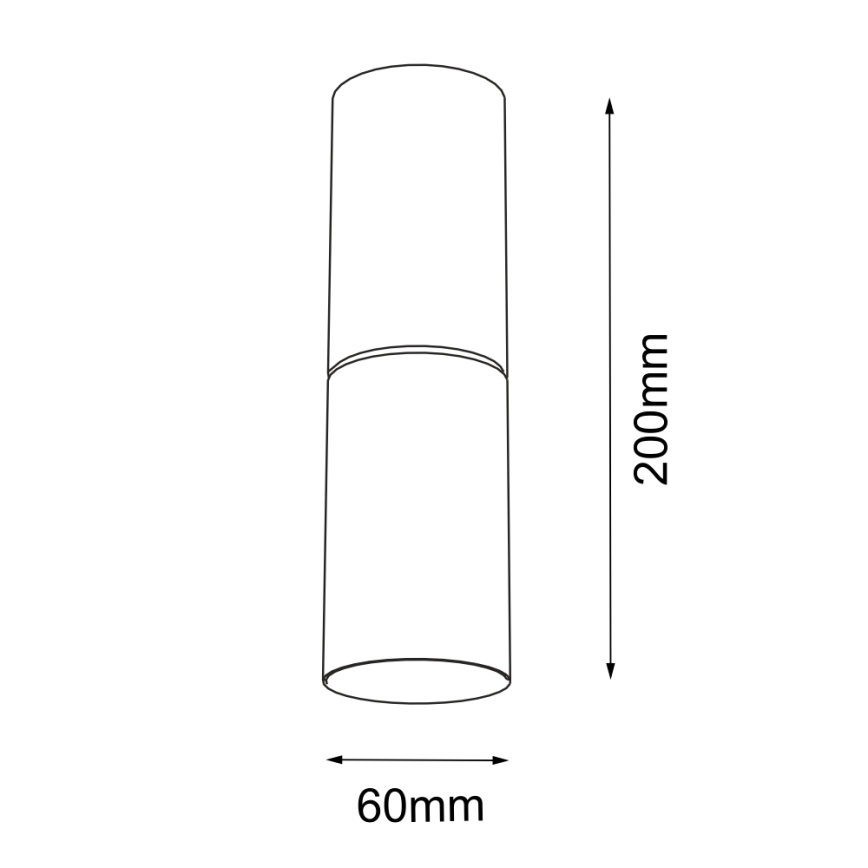 Shilo - Ceiling light 1xG9/10W/230V black