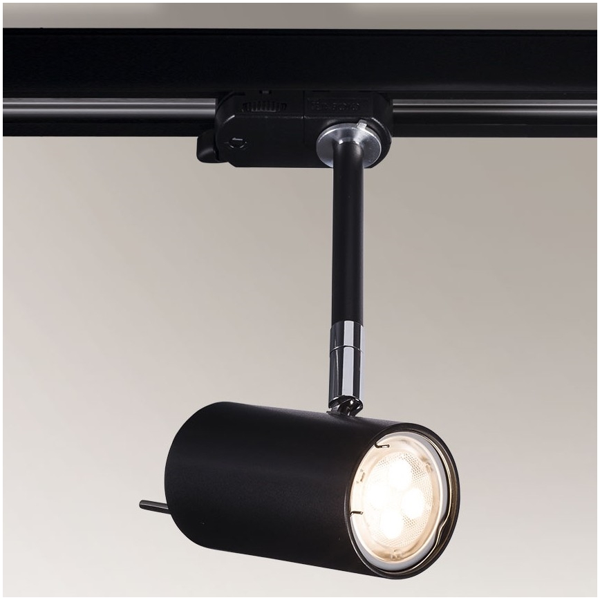 Shilo - Spotlight into rail system 1xGU10/15W/230V black