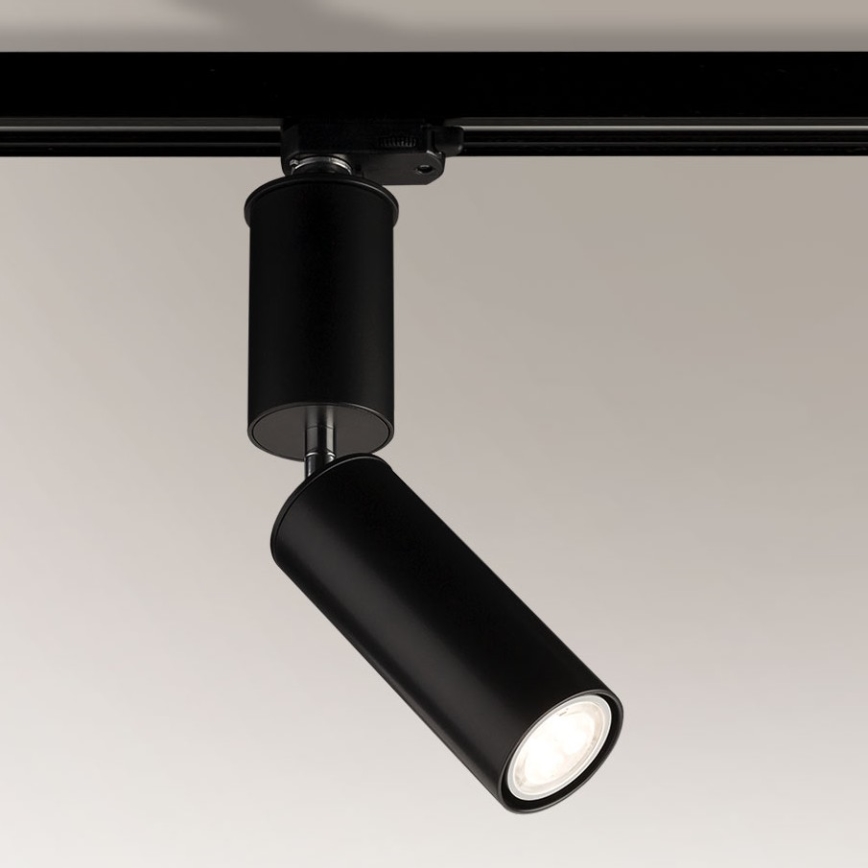 Shilo - Spotlight into rail system 1xGU10/15W/230V black