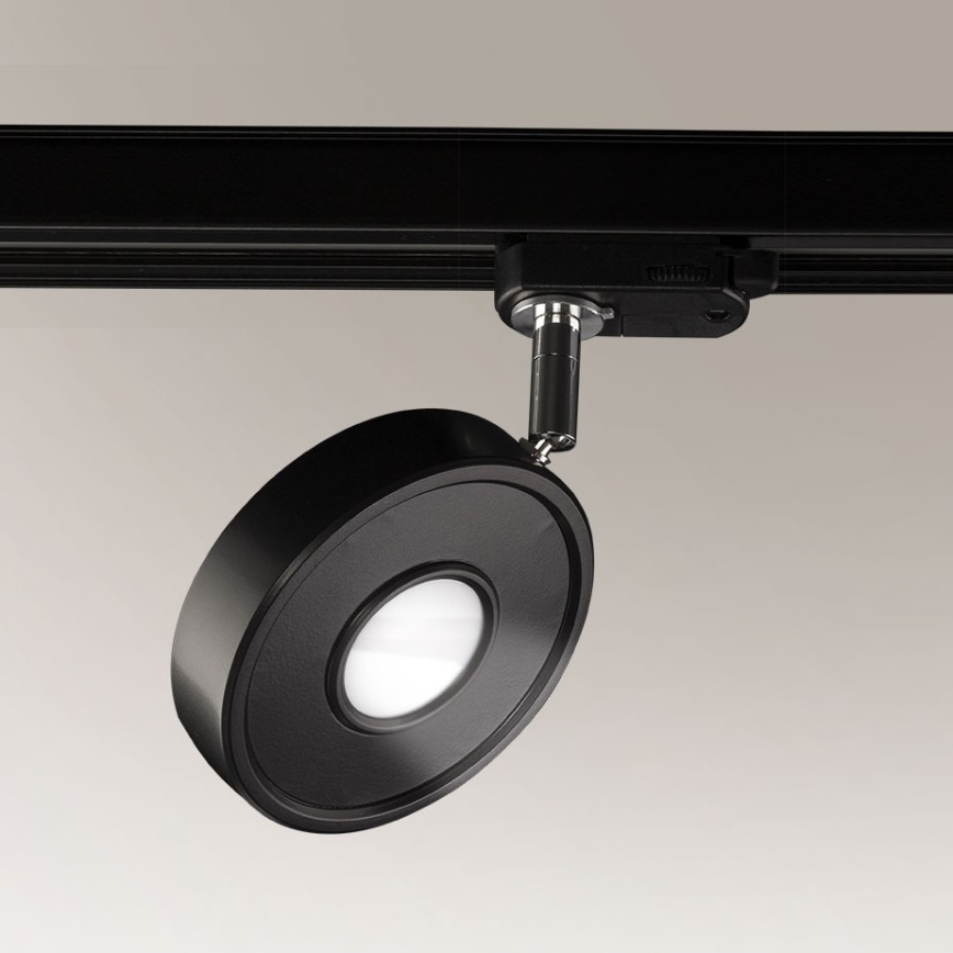 Shilo - LED Spotlight for rail system LED/10W/230V CRI 90 black