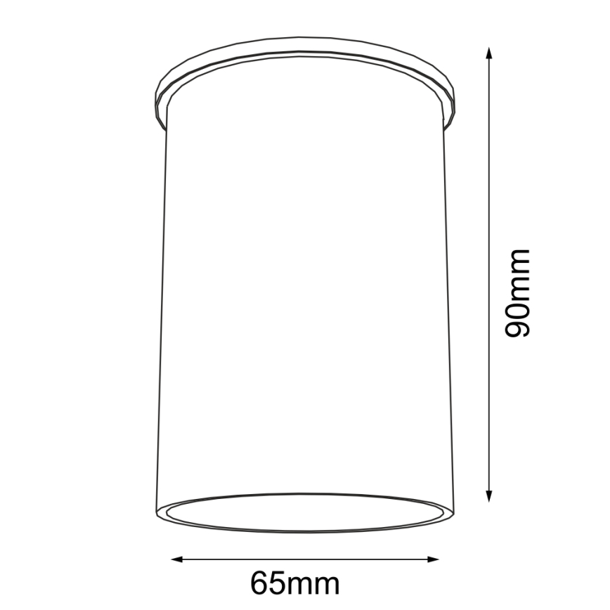 Shilo - Ceiling light 1xGU10/15W/230V 9 cm white
