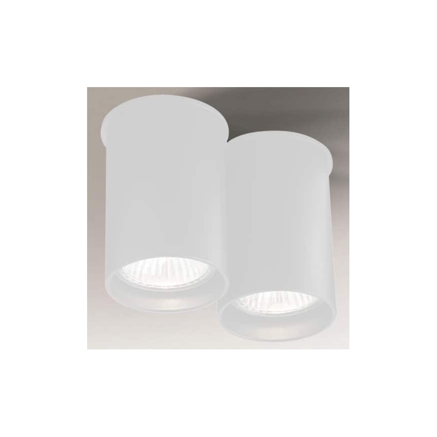 Shilo - Spotlight 2xGU10/15W/230V 9 cm white