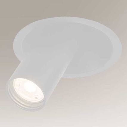 Shilo - Recessed spotlight 1xGU10/MR11/15W/230V d. 11 cm white