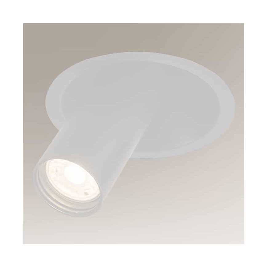 Shilo - Recessed spotlight 1xGU10/MR11/15W/230V d. 11 cm white