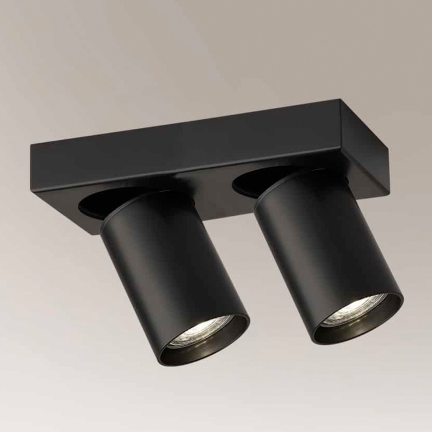 Shilo - Spotlight 2xGU10/15W/230V black