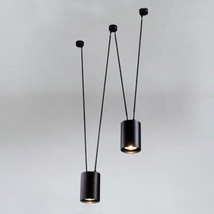 Shilo - Chandelier on a string 2xGU10/15W/230V spider black