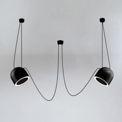 Shilo - Chandelier on a string 2xE14/15W/230V spider black