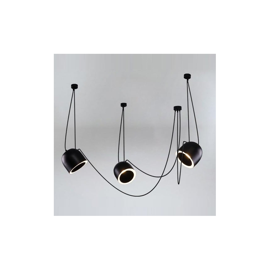 Shilo - Chandelier on a string 3xE14/15W/230V spider black