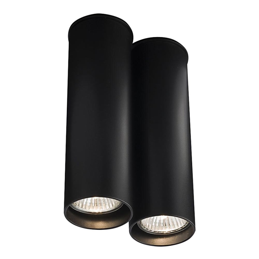 Shilo - Ceiling light 2xGU10/15W/230V 20 cm black