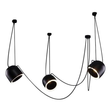 Shilo - Chandelier on a string 3xE14/15W/230V spider black