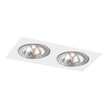 Shilo - Recessed light 2xGU10/15W/230V white